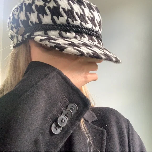 Hounds tooth paigeboy cap - Picture 8 of 11